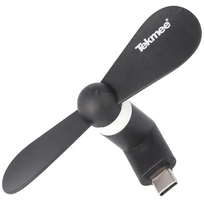 Produktbild von Mini-Ventilator für Smartphones mit USB-C Anschluss, Typ-C-Anschluss, Ventilator für Smartphone, farblich sortiert