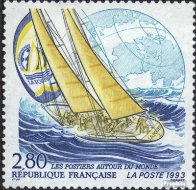 Produktbild von Briefmarken Frankreich 1993 Mi 2977 (kompl.Ausg.) postfrisch Segeljacht
