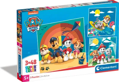 Zdjęcie produktu dla Clementoni Supercolor Paw Patrol Układanka 48 elementów Kreskówki