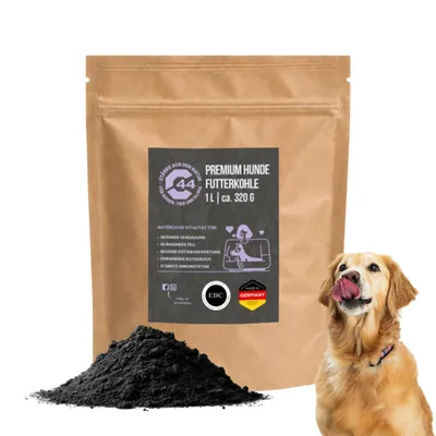 Produktbild von C44 Premium Futterkohle für Hunde | Natürliche Darmpflege - 1L