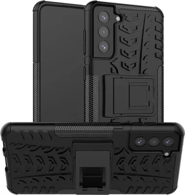 Productafbeelding van König Design hoesje, compatibel met Samsung Galaxy S21 Plus, plastic, zachte telefoonhoesje - telefoonhoesje, zwart