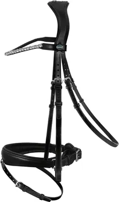 Image de Passier Bridon Favorite par Ingrid Klimke noir/inox sang chaud extra