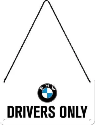 Produktbild von Nostalgic-Art - Hängeschild - BMW - BMW Drivers Only
