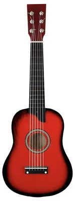 Productafbeelding van MGM Jouet: Gitaar voor kinderen, 63 cm, rood