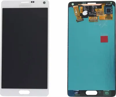 Produktbild von Samsung Galaxy Note 4 N910F LCD Display Touch Screen (Service Pack) GH97-16565A Weiß