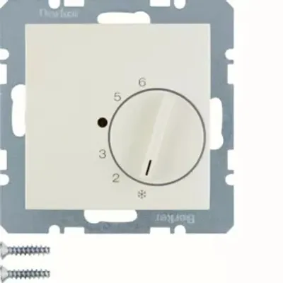 Produktbild von Berker Raumtemperaturregler 20268982 weiss glänzend