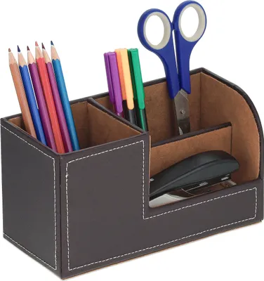 Produktbild von relaxdays Schreibtisch Organizer Kunstleder