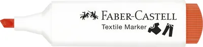 Produktbild von Faber Castell Textilmarker neon orange
