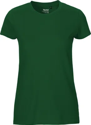 Produktbild von Neutral O81001 | damen Fitted T-Shirt / 100% Fairtrade-Baumwolle - Farbe: Bottle Green - Größe: M