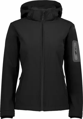 Produktbild von CMP - Damenjacke mit Kapuze und Reißverschluss, Schwarz, L