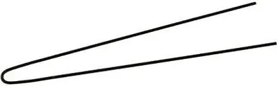 Produktbild von Ari Postichenadeln dünn schwarz 45x0,8mm 50er Beutel
