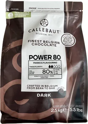 Produktbild von Callebaut dunkle Callets Power 80 (2,5kg)