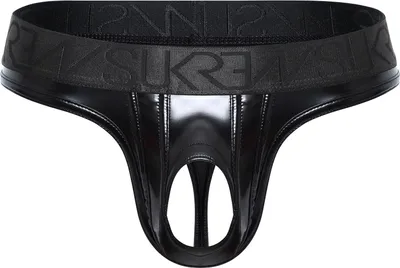 Produktbild von SUKREW - Herren Thongs Unterwäsche - Wet Look U-Style Classic Thong - 1x Größe XXL