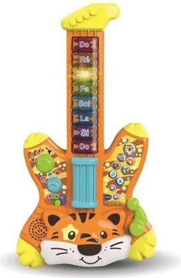 Produktbild von VTECH BABY Jungle Rock Baby Tiger E-Gitarre, Musikalisches Spielzeug, 10 Lieder, 30 Melodien