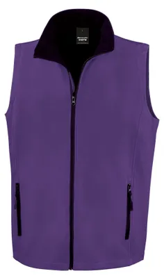 Produktbild von Result - "Printable" Weste für Herren FK1247 (XL) (Violett/Schwarz)