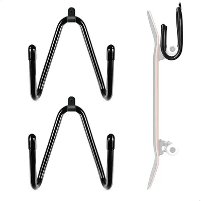 Immagine prodotto di Supporti per skateboard, espositori per tavole e pattini a rotelle, confezione da 1 paio