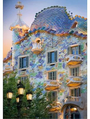 Immagine prodotto di D-Toys Puzzle Barcellona Casa Batllo 1000 Teile Stadtpuzzle