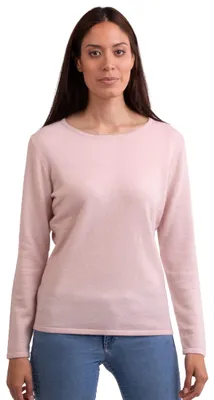 Immagine prodotto di CASH-MERE.CH: Maglione da donna in cashmere 100%, modello girocollo, filato a due capi