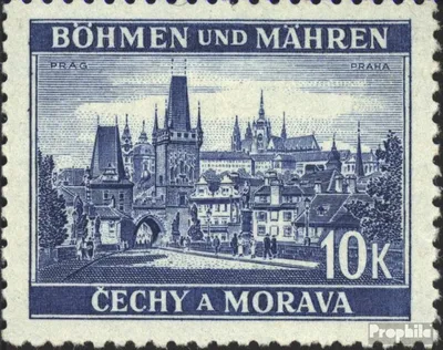Produktbild von Briefmarken Böhmen und Mähren 1939 Mi 36 postfrisch Freimarken