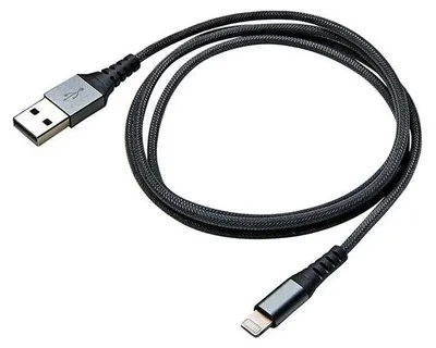 Image de Celly USBLIGHTNYLBK Câble Lightning 1 m Noir