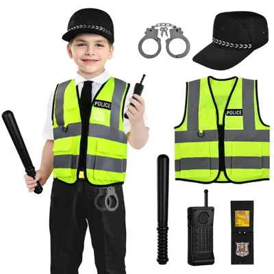 Produktbild von Polizeikostüm für Kinder mit Zubehör