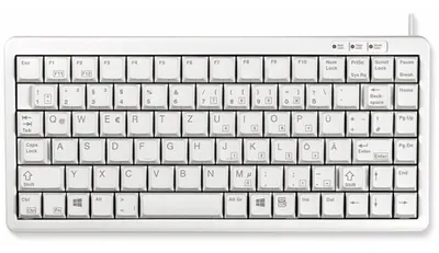 Obrázek produktu pro CHERRY G84-4100, Mini, Kabel, USB, QWERTZ, Šedá