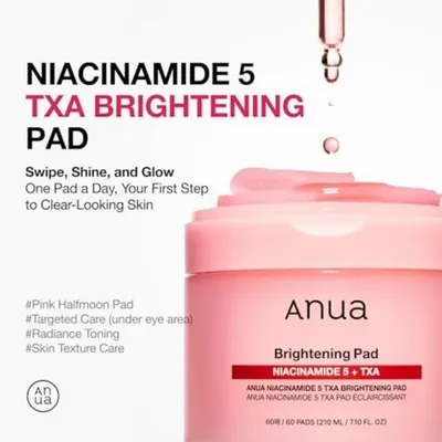 Produktbild von ANUA NIACINAMIDE 5 TXA BRIGHTENING PAD 60 Stk. Aufhellende Pads