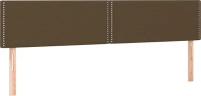 Produktbild von vidaXL Kopfteile Dunkelbraun 200x5x78/88 cm Stoff