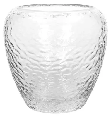 Produktbild von Pomax Prisma Vase und Windlicht aus Glas, Transparent, Ø 28 x H 27,5 cm
