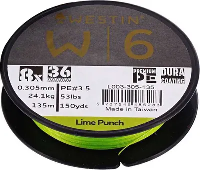 Zdjęcie produktu dla Plecionka Westin W6 8 135 M przezroczysta 0,330 mm przezroczysta 0,330 mm