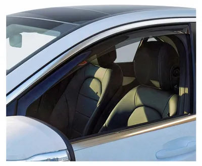 Produktbild von Windabweiser Regenabweiser für Mercedes C Klasse W205 2014-2025 Dunkel Acryl 2x, KI-generiertes Bild