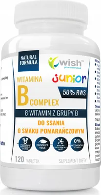 Productafbeelding van Wish Vitamin B Complex Junior, 120 zuigtabletten
