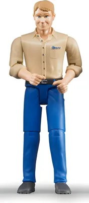 Produktbild von Bruder 60006 bworld - Mann, blond mit blauer Hose