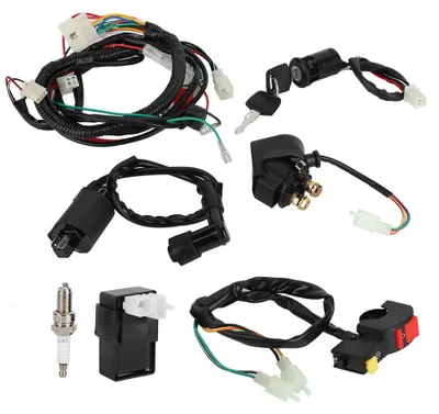 Obrázek produktu pro Kompletní sada kabelového svazku, cívky solenoidu a relé CDI – vhodná pro čtyřkolky ATV o objemu 150 ccm