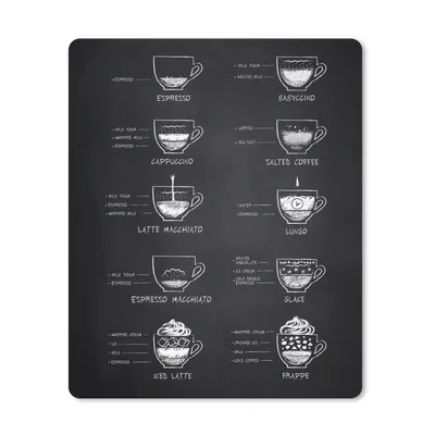 Produktbild von MuchoWow® Mauspad Mousepad Küche - Kaffee - Milch 30x40 cm - Mousepads - Maus Mat - Pad - Mausunterlage - Mausmatten