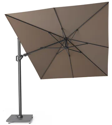 Produktbild von Platinum Sonnenschirm rechteckig Challenger T² Premium | doppelt kippbarㅤ4 Havana | Anthrazit 3.5 x 2.6 Meter