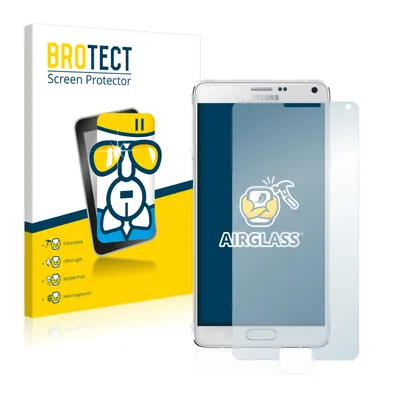 Produktbild von BROTECT Schutzglas für Samsung Galaxy Note 4 Schutzfolie Panzer Folie Glas Display Schutz klar