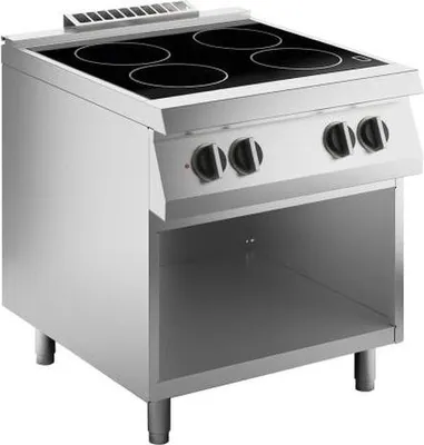 Obrázok produktu pre KBS Elektrický sklokeramický varič 4x 2,5 kW Otvorená základná jednotka 800x730x900 mm 400 V