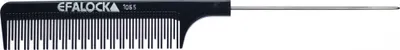 Produktbild von Efalock Nylon Nadeltoupier Kamm 8.0 schwarz