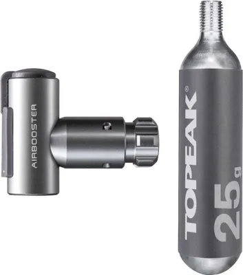 Zdjęcie produktu dla Topeak Airbooster 25 g nabój CO2 srebrny  Srebrny Jeden rozmiar