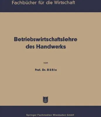 Image de Betriebswirtschaftslehre des Handwerks