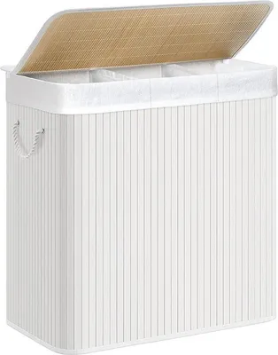 Immagine prodotto di Cesto per la biancheria in plastica, bianco