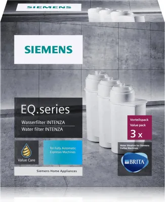 Produktbild von SIEMENS TZ70033 Wasserfilter 3er-Pack Brita Intenza Filterpatrone für alle EQ NEU