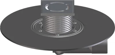 Produktbild von HL Hutterer & Lechner HL80.1H Bodenabl. DN50/75 drehb. m. Bitu menmanschette u. GV. 123x123mm/115x115m, 1 Stk.