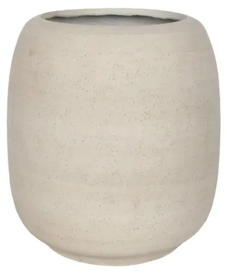 Image de Pot pour plante d'intérieur Rebecca Mobili Ranula 37 x 32,5 x 32,5 cm, oxyde de magnésium blanc, style moderne