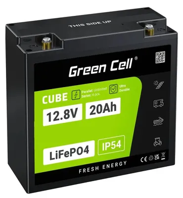 Image de Batterie pour onduleur Green Cell LFPGC12V20AH Lithium Fer Phosphate (LiFePO4) 12,8 V 20 Ah