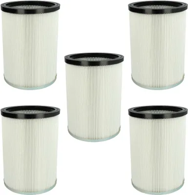 Produktbild von vhbw 5x Faltenfilter kompatibel mit Kärcher NT 70/2 Me Classic *CN, NT 70/2 Me Classic *EU, NT 70/2 Me Classic *SEA Staubsauger - Patronenfilter Weiß