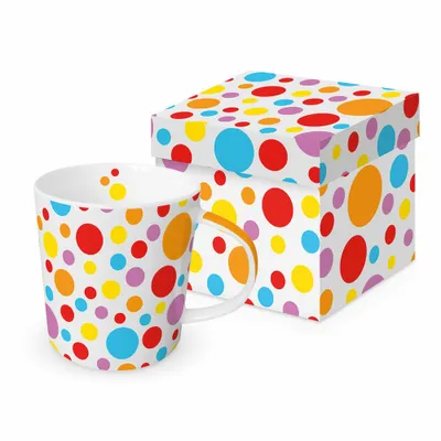 Immagine prodotto di Tazza Trend PPD Dots multicolore, in confezione regalo, tazza, tazza da caffè, tazza, New Bone China, 400 ml, 160302581