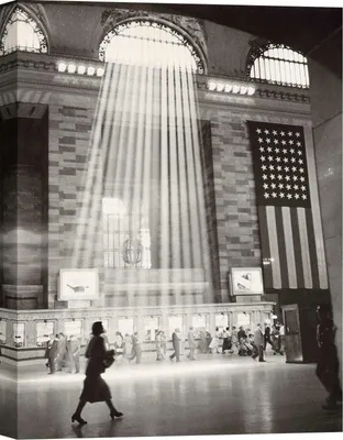 Productafbeelding van Canvasprints, vintage fotografie - Angelo Rizzuto - Grand Central Terminal, New York - 80 x 60 cm