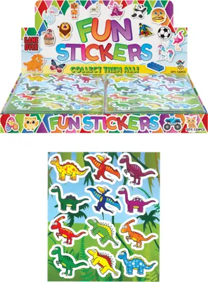 Produktbild von Henbrandt Mini-Dinosaurier-Aufkleber, für Jungen, 6 Stück